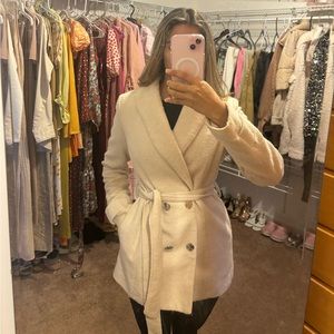 Warm blazer coat